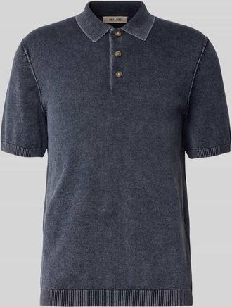Only & Sons Regular Fit Poloshirt aus reiner Baumwolle Modell GARSON in Marine, Gr&ouml;&szlig;e XXL