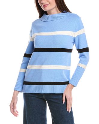 Jones New York Folded Mock Neck Sweater