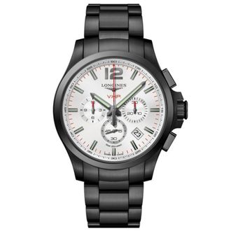 Longines conquest v.h.p. 44 mm - Dames - Horloges - Zwart - ONE Size - Accessoires