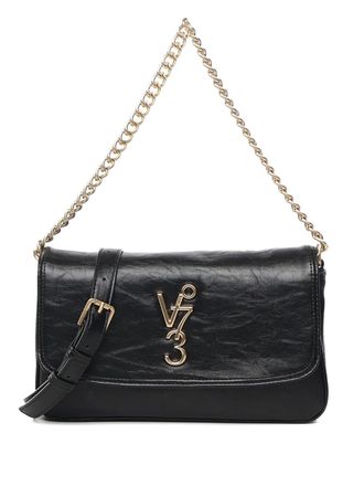 V° 73 Louise logo-plaque shoulder bag - women - Polyurethane/Polyester - One Size - Black