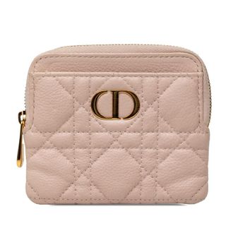 Dior Pre-owned Dior Calfskin Cannage Supple Caro Lavender Coin Pouch Ladies KPWGWNTXC1SMHFFU