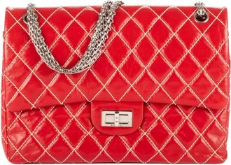 Chanel Borsa a spalla 2.55 Large 227 Reissue Double Flap - Rosso