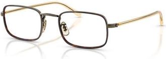 Oliver Peoples 49mm Rectangle optical glasses in Gold at Nordstrom