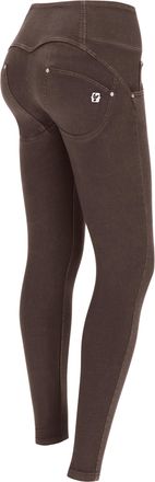 Freddy Pantaloni push up WR.UP vita media tessuto navetta tinto in capo