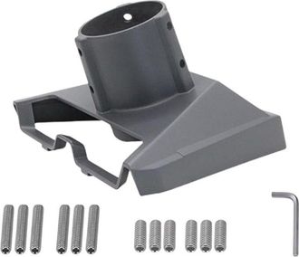 OEM Adaptador Para Tubo De Portaequipajes De Techo: Soporte Ligero De Aluminio Con Extensi&oacute;n De 70 Mm Para Antena Satelital