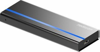 No Brand Mediacom M-ssdm2ca Caja Para Disco Duro Externo Caja Externa Para Unidad De Estado S&oacute;lido (ssd) Negro M.2