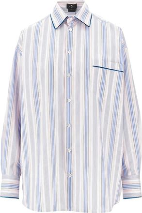 Etro Striped Collar Shirt