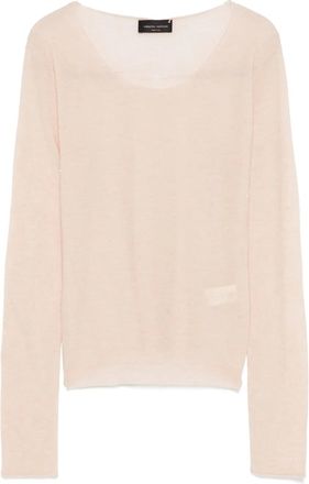 Roberto Collina Top con paillettes - Toni neutri