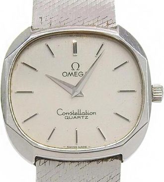 Omega Pre-owned Constellation Stainless Steel Quartz - Dames - Vintage Horloges - Grijs - ONE Size - Vintage