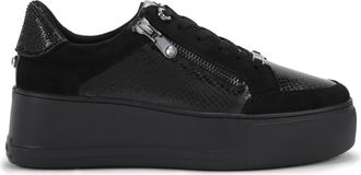 Carvela Womens Jive Zip Sneakers - Black - Size UK 7