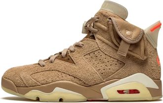 Nike Jordan Retro Travis Scott British Khaki Sneakers - Heren - Fitnessschoenen - Bruin - 42 1/2 EU - Fitness