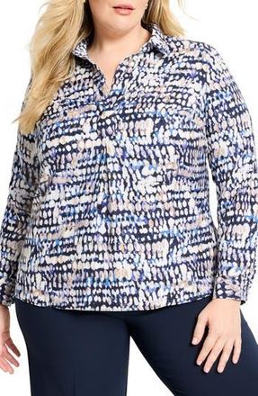 Nic+Zoe Harvest Dot Pullover Top in Blue Multi at Nordstrom Rack, Size 3 X