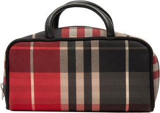 Burberry Pre-owned Burberry Mini Exploded Check Canvas Handbag Ladies VFKA0G77IJAQYHJD