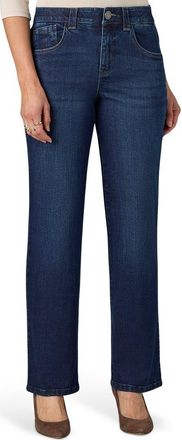 Wit & Wisdom Straight Leg Jeans in Indigo at Nordstrom, Size 12