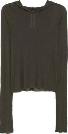 Rick Owens Felpa con cappuccio - Verde