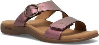 Taos Westside Slide Sandal in Violet Metallic at Nordstrom, Size 11