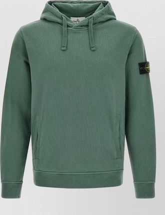 Stone Island ribbed hooded jacket