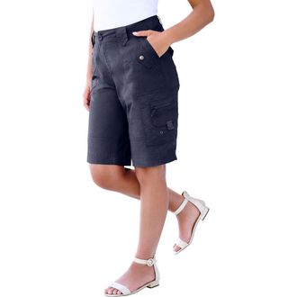 Roaman's Plus Size Cargo Shorts in Navy at Nordstrom, Size 22