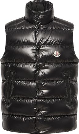 Moncler Moncler Tibb Down Vest, Men, Black, Size: 0