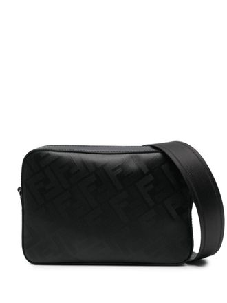 Fendi leather crossbody bag - Black