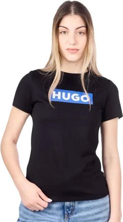 HUGO BOSS Mujer, Camisetas, Negro, Talla: S