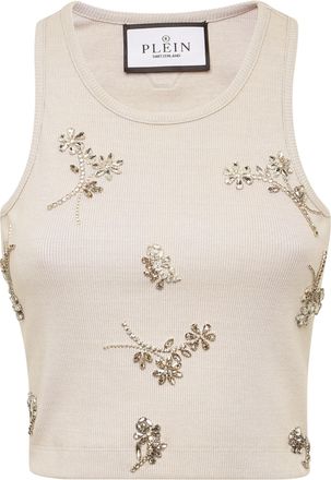 Philipp Plein Tanktop Flowers