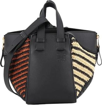 Loewe Pre-owned Hammock Shoulder Bag - Dames - Vintage Shopper - Veelkleurig - ONE Size - Leer - Vintage
