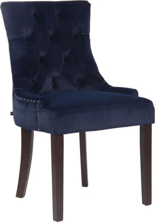 Clp Silla De Comedor Aberdeen En Terciopelo Azul Antiguo