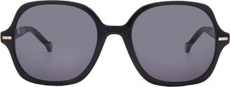 Carolina Herrera Grey Square Ladies Sunglasses HER 0106/S 0KDX/IR 55