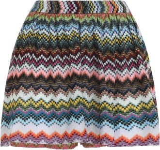 Missoni Shorts a vita alta - Bianco