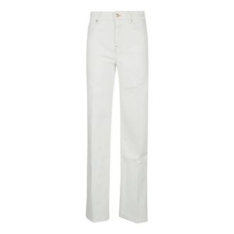 7 For All Mankind Straight Jeans, female, White, Size: W26 Lotta Wide Leg Jeans