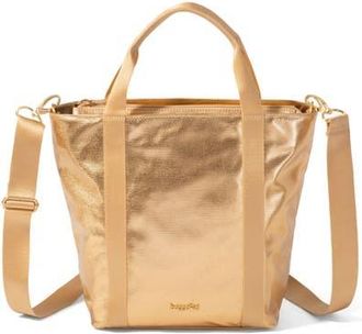 Baggallini Via Crossbody Tote Bag in Gold Metallic at Nordstrom