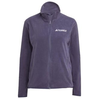 ADIDAS TERREX MT Essentials Full Zip Fleece Jacket Fleecejacke f&uuml;r Damen | blau