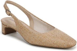Life Stride Lorena Slingback Pump in Natural Tan at Nordstrom, Size 6.5