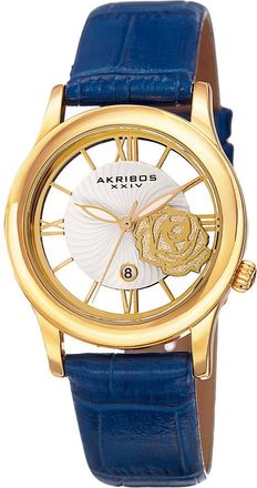 Akribos XXIV Akribos Xxiv Ladies Leather Watch