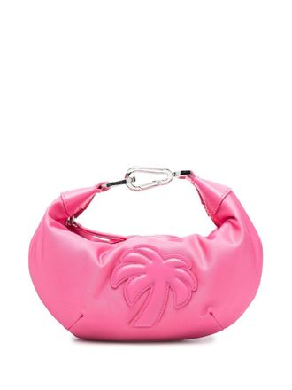 Palm Angels Borsa a spalla con placca logo - Rosa