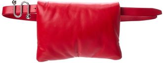 Sportmax Fauno Leather Shoulder Bag