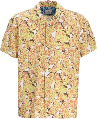 Paul Smith Bold Florals shirt - men - Cotton - L - Yellow