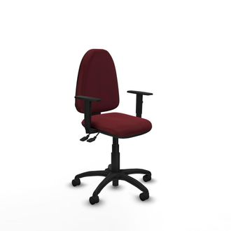 Piqueras y Crespo Piqueras Y Crespo A&yacute;na Asincro Silla De Oficina Granate Ergon&oacute;mica