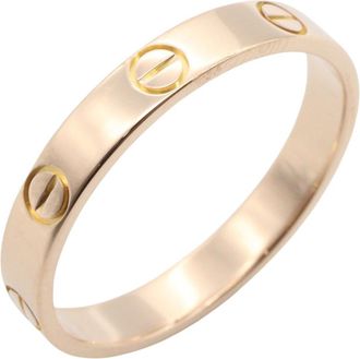 Cartier Gold Pink Gold (18K) Band Ring (Pre-Owned)