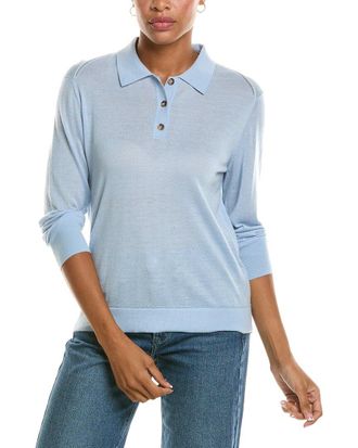 Rag & Bone Rag & Bone Adeline Lightweight Cashmere Polo Sweater