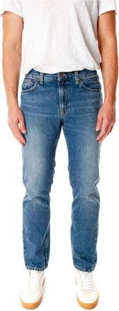 Nudie Jeans Slim-fit Jeans - Heren - Slim Fit Jeans - Blauw - W29 L32 - Jeans