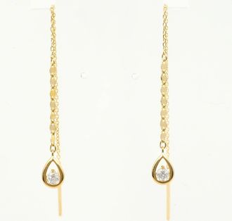 C&A Unbranded (18K) Chain Earrings (Pre-Owned)