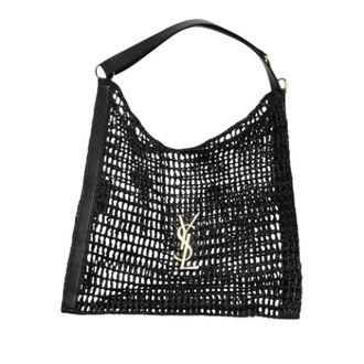 Saint Laurent Borsa a spalla Pre-owned in rafia - - Pre-owned - Donna - Nero - ONE SIZE