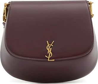 Saint Laurent Voltaire shoulder bag mini - women - Calf Leather - One Size - Red