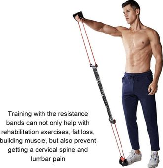 Trade Shop Trade Shop - Attrezzo Per Esercizi Con Elastico Push-up Multifunzionale Allenamento Braccia