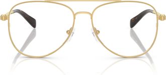 Michael Kors 0mk3089 Aviator Sunglasses with Gold-tone Frame and Tortoiseshell Tips