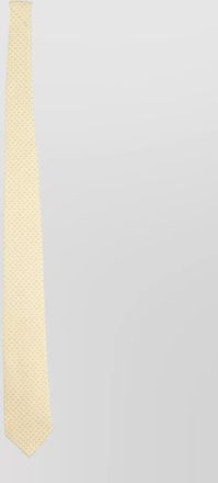 Ferragamo silk tie slim design textured pattern