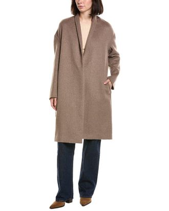 Vince Wool-Blend Long Coat
