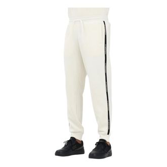 Emporio Armani Sportieve Cr&egrave;me Broek Regular Fit - Heren - Broeken - Beige - Maat: L Katoen